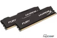 DDR3 Kingston HyperX Fury Black 8 GB 1866 MHz (HX318C10FBK2/16)