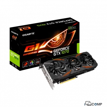 Gigabyte GeForce® GTX 1070 G1 Gaming (GV-N1070G1 GAMING-8GD) 8 GB 256 bit