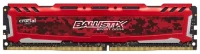DDR4 Crucial Ballistix Sport LT Red 16 GB (BLS2K16G4D240FSE)