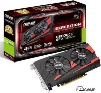 ASUS GeForce® GTX™ Expedtion EX-GTX1050TI-04G eSports gaming card (4 GB | 128 Bit)
