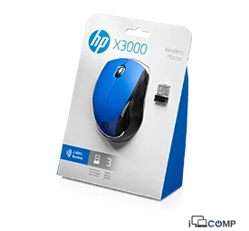 HP X3000 Blue (N4G63AA) Wireless Mouse