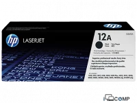 HP 12A (Q2612A) Qara kartric