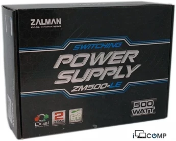 ZALMAN 500 W (ZM500-LE) Power Supply