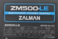 ZALMAN 500 W (ZM500-LE) Power Supply