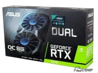 ASUS GeForce RTX™  DUAL-RTX2070-O8G (90YV0C82-M0NA00) (8 GB | 256 bit | GDDR6 | 2304 CUDA)