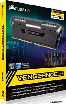 DDR4 Corsair Vengeance RGB 32 GB 3200MHz (CMR32GX4M4C3200C16)