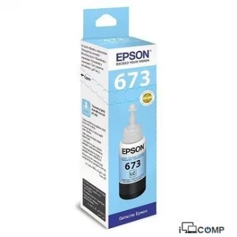 Epson 673 Light Cyan ink bottle (C13T67354A)