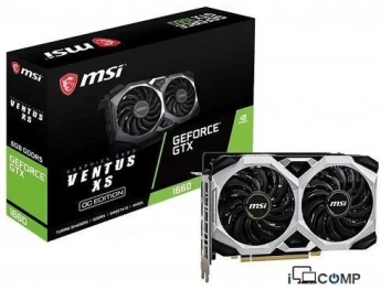 MSI GeForce GTX 1660 VENTUS XS 6G OC (6 GB | 192 bit)