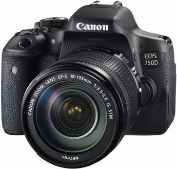 Внешний вид: Canon EOS 750D 18-135 IS STM Kit Canon EOS 750D 18-135 IS STM Kit