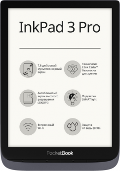 Внешний вид: PocketBook InkPad 3 Pro 740 Metallic Grey (PB740-2-J-CIS) PocketBook InkPad 3 Pro 740 Metallic Grey (PB740-2-J-CIS)