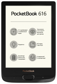 Внешний вид: PocketBook 616 Basic Lux 2 (PB616-H-CIS) PocketBook 616 Basic Lux 2 (PB616-H-CIS)
