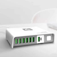 LDNIO A6802 6 USB Charger + 2600mAh Power Bank