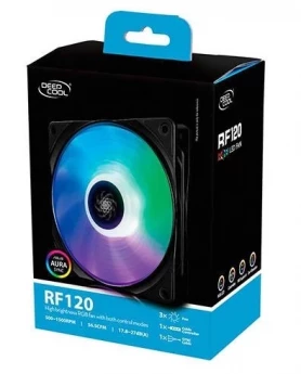 Внешний вид: DeepCool RF120 Single Core (RED) Case Fan DeepCool RF120 Single Core (RED) Case Fan