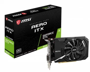 Внешний вид: MSI Aero ITX GTX 1650 (912-V809-3610) (4 GB | 128 bit) MSI Aero ITX GTX 1650 (912-V809-3610) (4 GB | 128 bit)
