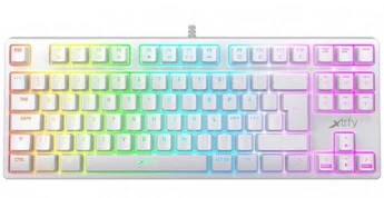 Внешний вид: Xtrfy K4 RGB TKL (XG-K4-RGB-TKL-WH-R-UKR) Gaming Keyboard Xtrfy K4 RGB TKL (XG-K4-RGB-TKL-WH-R-UKR) Gaming Keyboard