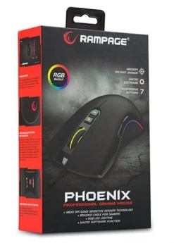 Внешний вид: Rampage SMX-R22 Phoenix Gaming Mouse Rampage SMX-R22 Phoenix Gaming Mouse
