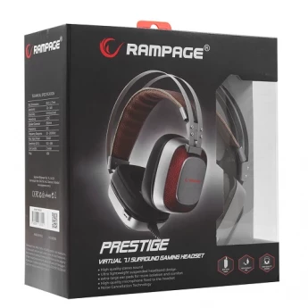 Внешний вид: Rampage SN-RW77 Prestige Gaming Headset Rampage SN-RW77 Prestige Gaming Headset