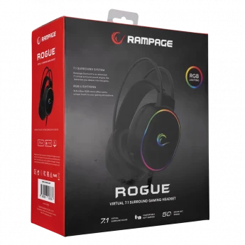 Внешний вид: Rampage Rogue Gaming Headset Rampage Rogue Gaming Headset