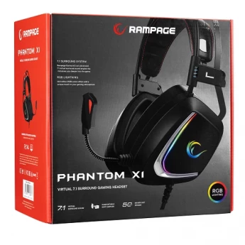Внешний вид: Rampage Phantom x1 Gaming Headset Rampage Phantom x1 Gaming Headset