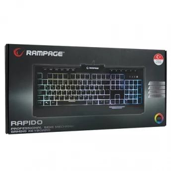 Rampage Rapido Plus Gaming Keyboard