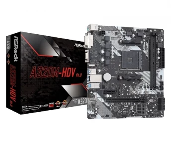 Внешний вид: Mainboard Asrock A320M HDV R4.0 Mainboard Asrock A320M HDV R4.0