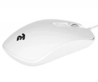 2E MF110 White Wired Mouse