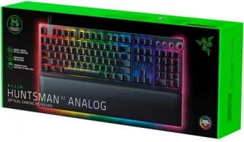 Внешний вид: Razer Huntsman V2 Analog (RZ03-03610800-R3R1) Gaming Keyboard Razer Huntsman V2 Analog (RZ03-03610800-R3R1) Gaming Keyboard
