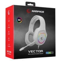 Rampage Vector White RM-K90 RGB Gaming Headset