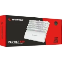 Rampage K60 Plower Gaming Keyboard (white)