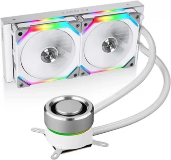 Внешний вид: Lian Li Galahad AIO 240 SL RGB White CPU Cooler Lian Li Galahad AIO 240 SL RGB White CPU Cooler