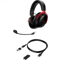HyperX Cloud III Wireless Black-Red (77Z46AA) Gaming Headset