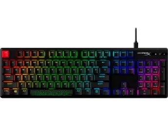 Внешний вид: HyperX Alloy Origins PBT Aqua Switch (639N5AA) Gaming Keyboard HyperX Alloy Origins PBT Aqua Switch (639N5AA) Gaming Keyboard