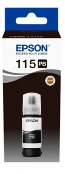 Внешний вид: Epson 115 EcoTank Photo Black ink bottle (C13T07D14A) Epson 115 EcoTank Photo Black ink bottle (C13T07D14A)