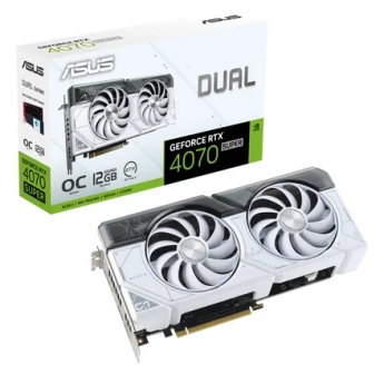 Внешний вид: ASUS Dual GeForce RTX™ 4070 SUPER White OC Edition (12GB | 192bit) ASUS Dual GeForce RTX™ 4070 SUPER White OC Edition (12GB | 192bit)