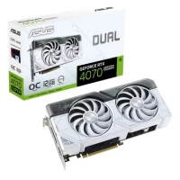 ASUS Dual GeForce RTX™ 4070 SUPER White OC Edition (12GB | 192bit)