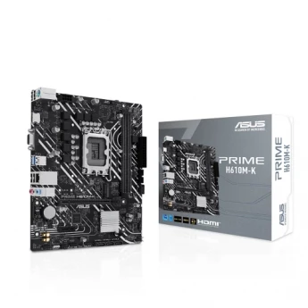 Внешний вид: Asus Prime H610M-K DDR5 Motherboard Asus Prime H610M-K DDR5 Motherboard