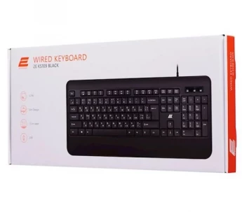 Внешний вид: 2E KS109 (2E-KS109UB) Black Wired Keyboard 2E KS109 (2E-KS109UB) Black Wired Keyboard
