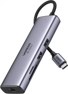 Внешний вид: Ugreen CM512 90568 USB-C Hub Ugreen CM512 90568 USB-C Hub
