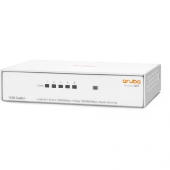 Внешний вид: HPE Aruba Instant On 1430 5G Switch (R8R44A) HPE Aruba Instant On 1430 5G Switch (R8R44A)
