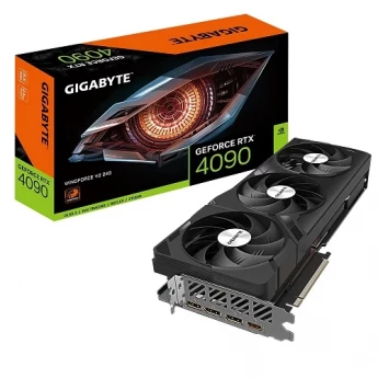 Внешний вид: Gigabyte GeForce RTX™ 4090 WINDFORCE V2 (24GB | 384bit) Gigabyte GeForce RTX™ 4090 WINDFORCE V2 (24GB | 384bit)