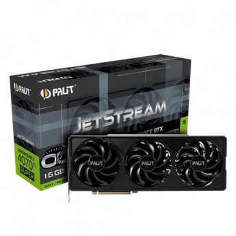 Внешний вид: Palit GeForce RTX™ 4070 Ti SUPER JetStream OC 16GB 256bit (NED47TSS19T2-1043J) Palit GeForce RTX™ 4070 Ti SUPER JetStream OC 16GB 256bit (NED47TSS19T2-1043J)