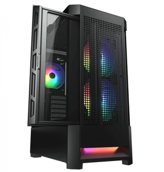 Внешний вид: COUGAR Airface RGB Black (CGR-5ZD1W-AIR-RGB) Computer Case COUGAR Airface RGB Black (CGR-5ZD1W-AIR-RGB) Computer Case