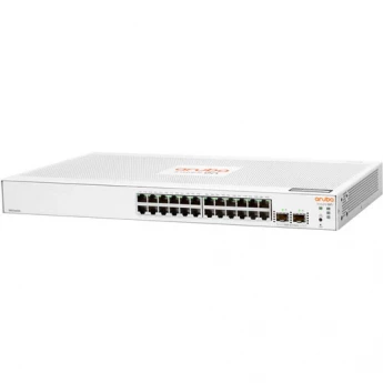 Внешний вид: HPE Aruba Instant On 1830 24G 2SFP Switch (JL812A) HPE Aruba Instant On 1830 24G 2SFP Switch (JL812A)