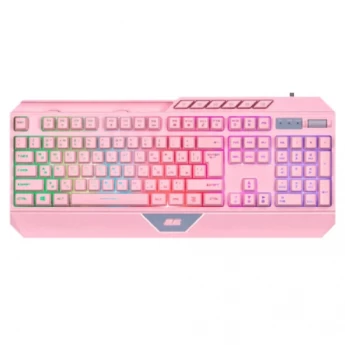 Внешний вид: 2E KG315 (2E-KG315UPK) Pink Gaming Keyboard 2E KG315 (2E-KG315UPK) Pink Gaming Keyboard