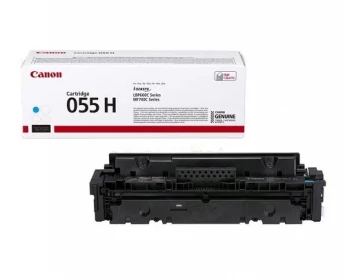 Внешний вид: Canon 055 H (3019C002) Cyan Cartridge Canon 055 H (3019C002) Cyan Cartridge