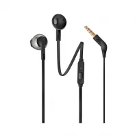 JBL TUNE 205 (JBLT205BLK) Black Earbud Headphones