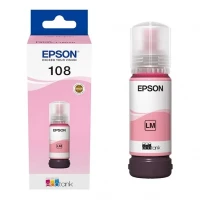 Epson 108 EcoTank Light Magenta ink bottle (C13T09C64A)