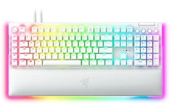 Внешний вид: Razer BlackWidow V4 Pro White Mechanical Gaming Keyboard Razer BlackWidow V4 Pro White Mechanical Gaming Keyboard