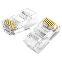 Ugreen 100x plug plug coupler end RJ45 8P8C Cat 6 transparent (60558)