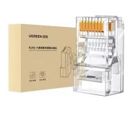 Ugreen 100x plug plug coupler end RJ45 8P8C Cat 6 transparent (60558)